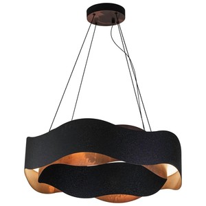 Luz de techo LED redonda moderna con cuerpo de aluminio, cubierta de cristal y acrílico de 24W para el hogar, la Oficina y el dormitorio, montada en superficie - Product Image 4