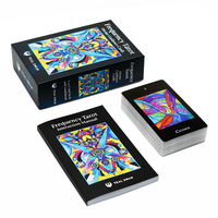 Cartes Oracle complètes avec impression personnalisée, coins arrondis, manipulation confortable, manuel d'instructions inclus, pour les boutiques de cadeaux