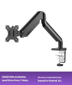 シングルコンピューターモニター調節可能アーム高さ調整モニターデスクトップ画面スタンドブラケットマウント - Product Image 2