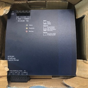 โมดูล DC-UPS แบบคาปาซิเตอร์ PU&LS UC10.241 24V 15A สำหรับระบบอัตโนมัติในอุตสาหกรรม - Product Image 1