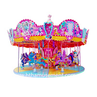 Manèges d'amusement montés sur remorque en métal gonflable pour école portable en plein air