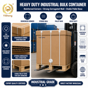 Scatola di Imballaggio in Cartone Ondulato Resistente, Dimensioni Personalizzate per Pallet, Impermeabile e Antiurto, Uso Industriale, Produzione di Fabbrica, Vendita all'Ingrosso - Product Image 1