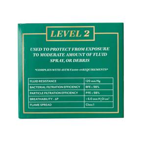 OEM & ODM masker wajah sekali pakai masker wajah bedah gigi masker medis Earloop Level 1/2/<span class=keywords><strong>3</strong></span> ASTM F2100-2019 - Product Image 4