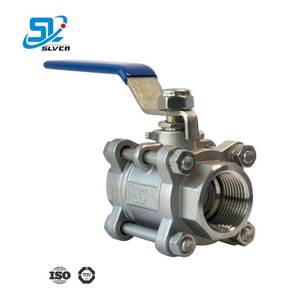 3Piece 1000 <span class=keywords><strong>Wog</strong></span> Thép Không Gỉ Carbon Cf8m Ss304 Ss316 Float Sus Van Bi - Product Image 3