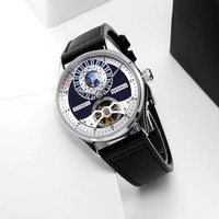 Montres mécaniques automatiques pour hommes, cadran squelette, lumineuses, étanches 3 ATM, mouvement chinois, luxe et mode, livraison directe