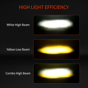 Luz LED de doble color blanco y amarillo con certificación E-mark R149 R148, luz diurna dinámica blanca, luz estroboscópica de advertencia ámbar, 12v 24v, para vehículos Volvo - Product Image 3