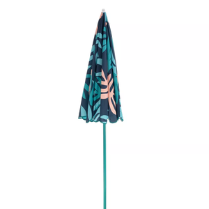 Parasol à motif de forêts tropicales au design personnalisé, parasol de plage avec protection anti-UV de 6,5 pieds et inclinaison en aluminium - Product Image 5