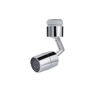 Robinet universel moderne rotatif à 720° avec buse anti-éclaboussures, adaptateur d'extension universel pour lavabo, aérateur d'eau pour salle de bain, Chine