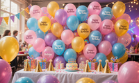 Ballons en latex chromé gonflables écologiques de 5 pouces pour la décoration de fête d'enfants