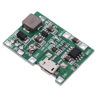 NOUVEAU Chargeur de batterie Lithium Li-ion 18650 3.7V 4.2V Carte de chargeur DC-DC Module élévateur de tension TP4056 Kit de bricolage Pièces pour Arduino