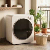 Nouvelle Machine de Séchage de Vêtements Électrique Automatique en Acier Inoxydable 2026 pour Usage Domestique, Économique, CE CB 2.5KG