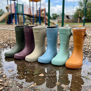 Bottes en caoutchouc imperméables en gros pour tout-petits, bottes <span class=keywords><strong>Wellington</strong></span> en caoutchouc pour filles, bottes <span class=keywords><strong>de</strong></span> pluie pour enfants - Product Image 1