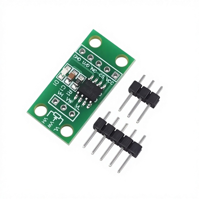 X9C103S/503S/104S Through-Hole Mounting 10K/50K/100K Adjustable Digital Potentiometer Circuit Board Module