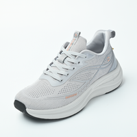 Chaussures de marche décontractées pour femmes, respirantes, en maille, à lacets, légères, antidérapantes, semelles souples, confortables, pour l'extérieur, au quotidien
