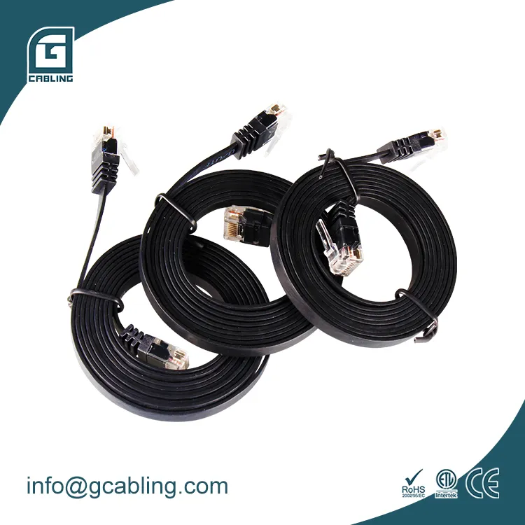Gcabling Lan Patch cable 8P8C 2M brand Ethernet Cat 6 Network cords RJ45 UTP flat patchcord jumper Cat6 patch cord