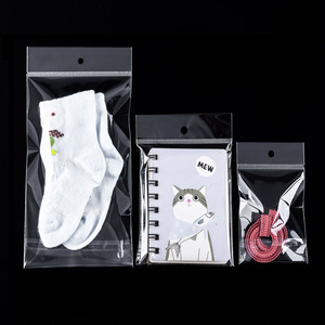 Tự dính rõ ràng OPP Túi nhựa với treo lỗ - Product Image 6