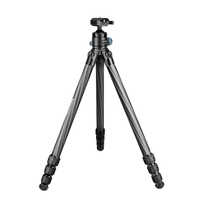 Factory Direct Sales-1.6m Carbon Fiber Tripod Aluminum Alloy V-shaped Retractable Hunting Tripod Portable