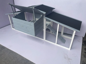 Xpt010 Moderne Grijze Houten Kippenhok Buiten Boerderij Huis Kippenren Voor Huisdieren In De Achtertuin - Product Image 2