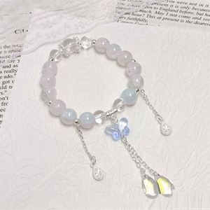 Exquisite Butterfly Waterdrop Tassel Pendant Colorful Crystal <b>Bracelet</b> Sweet Colorful <b>Beads</b> <b>Bracelet</b> Korean <b>Bead</b> <b>Bracelet</b> - Product Image 6