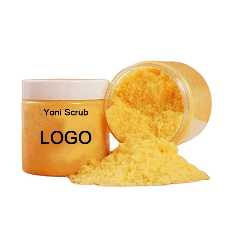 Yoni Sugar Scrub Bulk Gommage Corporel Pour Tout Type de Peau Exfoliating Naturel Ginger Scrub Yoni Turmeric Brightening Scrub