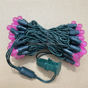 Thương Mại Lớp Ngoài Trời G12 Đa Màu LED Giáng Sinh Ánh Sáng Strand 4 ''Khoảng Cách - Product Image 5