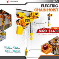 Équipement de levage de qualité supérieure 5 tonnes 10 tonnes 15 tonnes 20 tonnes Palan à chaîne électrique Chariot à câble avec faible hauteur libre au sol