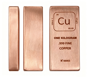 Barres de cuivre d'investissement de 1 oz, 10 oz, 1 kg, lingots de cuivre pur pour la vente en gros - Product Image 6