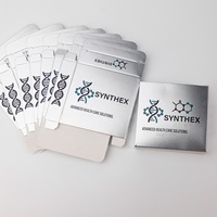 Boîte en carton personnalisée avec logo imprimé pour flacon de peptide, 2 ml, 5 ml, 10 ml, emballages en papier pour flacon de peptide