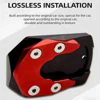 Applicable aux modèles de moto Yamaha Xmax 300 (17-25) - Repose-pieds latéral en alliage d'aluminium avec fonction antidérapante et repose-pieds élargi