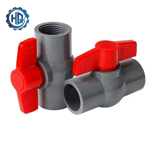 Vanne à boisseau sphérique manuelle en <span class=keywords><strong>PVC</strong></span>, filetée, de 1/2 à 8 pouces, pour l'alimentation en eau, avec poignée - Prix usine - Product Image 1