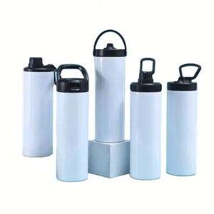 20Oz Blank Stainless Steel Vacuum <b>Insulated</b> Sublimation Straight Tumbler Sport Water <b>Bottle</b> With Screw Lid - Product Image 1