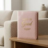 Couverture de livre personnalisée en similicuir, créative, pour carnet, protection imperméable