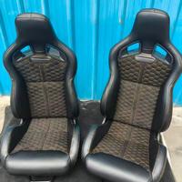 Sièges sport racing style fibre de carbone pour BMW E92 M3, design 2025, sièges baquet à ajustement direct avec glissières réglables