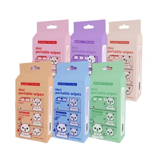 Mini Cep Lingettes Humides 8 Pièces Lingettes Bébé Portables Pour Bébés Et Mamans - Product Image 5