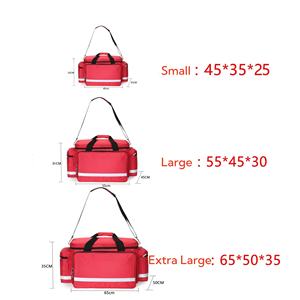 Sac de soins médicaux, trousse de premiers soins familiale de grande capacité, sac d'infirmière avec poignée et bandoulière pour l'extérieur - Product Image 2