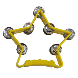 En gros, Instrument de percussion Orff : Sonnette à main en forme d'étoile à cinq branches de 6 pouces, aide pédagogique musicale pour enfants - Product Image 3