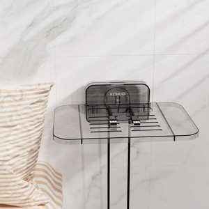 Support mural multifonctionnel pour décodeur et routeur, sans perforation, avec étagère de rangement Wi-Fi – Vente chaude usine - Product Image 3