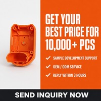Boîtier en ABS TPE moulé par injection de précision, couleur orange, pour instrument de marquage multi-lignes, coque en plastique, pièces OEM de Jiangsu
