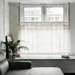 <span class=keywords><strong>Rideau</strong></span> court de fenêtre de cuisine de style café français, <span class=keywords><strong>rideau</strong></span> de haute qualité <span class=keywords><strong>pour</strong></span> <span class=keywords><strong>armoire</strong></span> de fenêtre, séparation de pièce, <span class=keywords><strong>rideau</strong></span> de style corde - Product Image 6