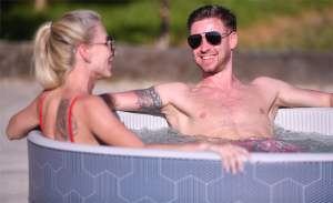 Nouveau design Dropstitch <span class=keywords><strong>Led</strong></span> Lights Round <span class=keywords><strong>Spa</strong></span> Pool Outdoor Indoor <span class=keywords><strong>Gonflable</strong></span> Hot Tubs <span class=keywords><strong>Spa</strong></span> Tub pour 4-6 personnes - Product Image 6