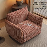 Fauteuil individuel de style français, vintage, de la mi-siècle, pour salon, chambre, bureau, chaise longue, petit canapé paresseux