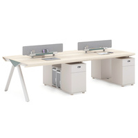 Postes de travail modernes pour bureaux, bureaux informatiques de luxe, tables de séparation pour employés, ensemble de mobilier de direction, vente en gros d'usine