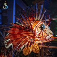 Hergestellt in der Zigong Fabrik: Ozean-Tier-Laternen-Set, Rostfreie Chinesische Laternen für Aquarium-Nachtbeleuchtung und Ausstellungen