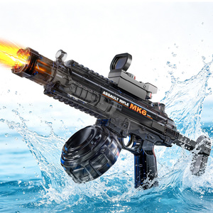 Nouveau pistolet à eau électrique MK6, jouets lanceurs d'eau noirs, puissants, longue portée, automatiques, pour enfants et <span class=keywords><strong>adultes</strong></span>, <span class=keywords><strong>jeux</strong></span> en plein air - Product Image 1