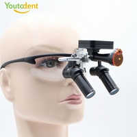 Youtodent Electric Dental Ergo Loupes Magnetic Attraction 4X 5X 6X Magnification Optical Lens Wireless Lamp High Illumination