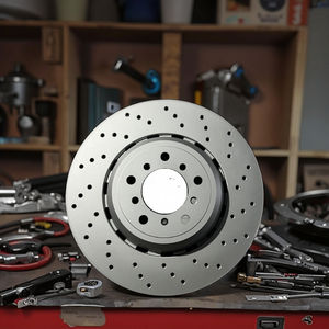 Gebohrte und geschlitzte belüftete vordere Bremsscheibe/Rotor 288mm stoßfest Kein Staub und langlebig gegen Rost für VW - Product Image 6