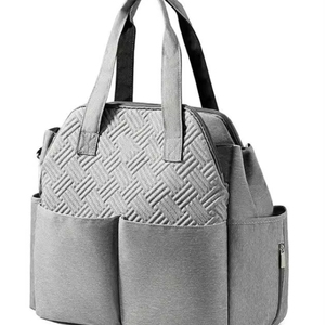 Bolsa de Pañales Grande para Mamá y Papá con Bolsillos Aislantes, Cambiador, Correas para Cochecito, Bolsa de Transporte para Pañales (Muestra Gratis) - Product Image 1