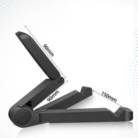 Support de bureau pliable multifonctionnel pour téléphone et tablette, support créatif portable minimaliste pour tablettes de 4 à 10 pouces