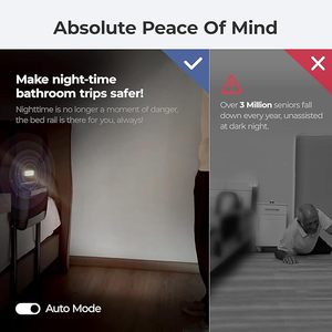 Mason Elderly Adults Adjusta ble Heights Sicherheits schiene am Bett
