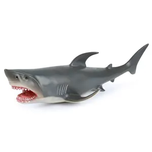 OEM ODM hizmeti kauçuk hayvan oyuncaklar kauçuk simülasyon yumuşak oyuncak köpekbalığı setleri çocuklar